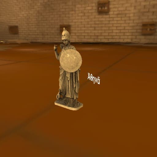 Warm Lights & Statues